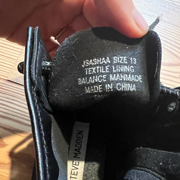 Steve Madden Girls Jsasha combat boots size 13 - Picture 5 of 5